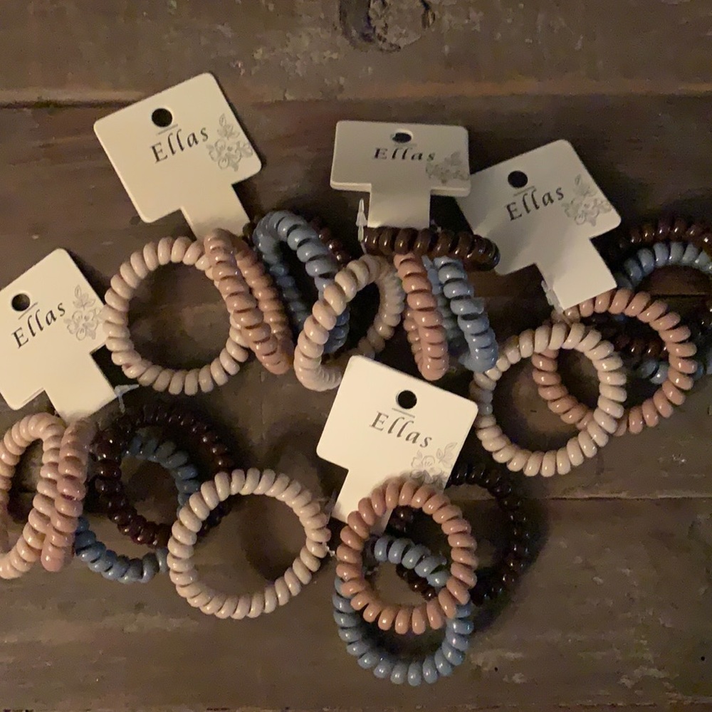 Spiral hair ties